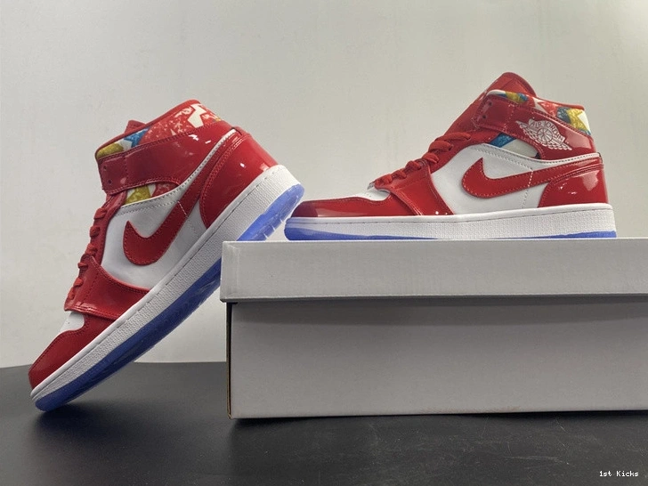 1 Air DC7294-600 Mid Patent Red Jordan 0226